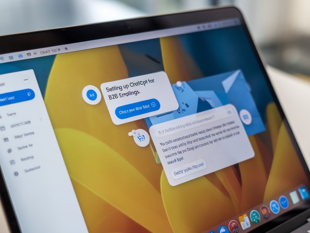 Comment paramétrer chatgpt pour générer des emailings B2B qui convertissent sans paraître automatisés