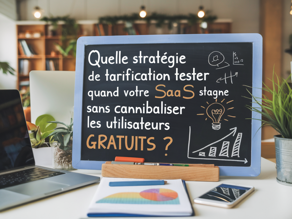 Quelle stratégie de tarification tester quand votre saas stagne sans cannibaliser les utilisateurs gratuits